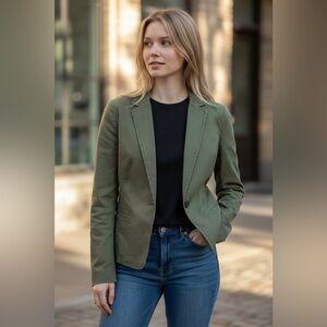 Armani Exchange Sage Green Women's Blazer NWT